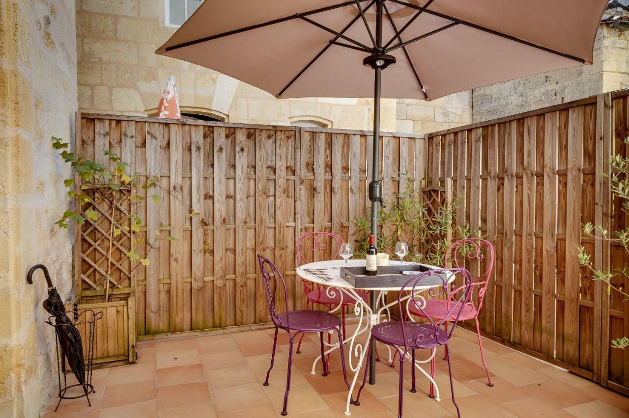 Logis Loiseau Avec Terrasse Apartment Saint-Émilion Exterior foto